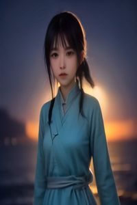 港台情感剧海报，香港维多利亚港夜景背景，男女主角并肩而立，温暖橙色灯光